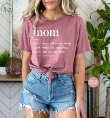 Mom Definition Shirt, Mothers Day Shirt, Gift For Mom, Funny Mother Tshirt, Mom Life Shirts, Mother Meaning Tee, Mom To Be, Mothers Day Gift