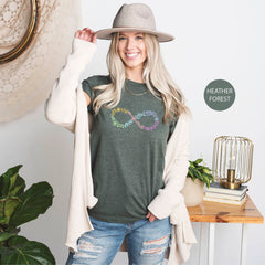 Autism Infinity Shirt, Neurodiversity Shirts, Autism Awareness Shirt, SPED Teacher Shirts, Autism Month Shirt, Autism Gift