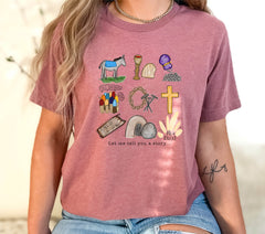 He is Risen Easter Shirt, He is Risen Shirt, Religious Shirts, Christian Gifts, Easter Shirt Gift, Easter Story Shirt, Easter Story T-Shirt