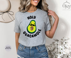 Avocado with Mustache Holy Guacamole T Shirt, Funny Avocado Shirt with Mustache,  Guacamole Shirt, Guacamole Lover T Shirt, Holy Guacamole