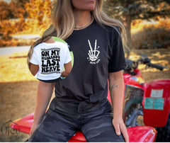Wife Life Shirt, On My Husbands Last Nerve Shirt, Funny Mother's Day Gift, Shirt for Wife, Funny Wife Shirt, Gift For Wife