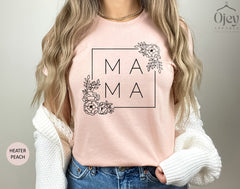 Mother's Day Mama Shirt, Mama Birthday T-Shirts, Cute Mom T-Shirt, Womens Clothing, Mommy Crewneck, Minimalist Mama Shirt, Mother's Day Gift