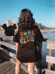 Cool Grandma's Club Shirt, Grandmother Shirt For Mother's Day, Retro Grammy Tshirt, Grandma Birthday Gift, Grandma To Be Shirt, Gift For Her