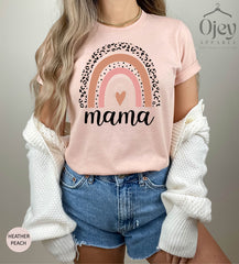 Mama And Mini Rainbow Heart Shirts, Mom And Me Bodysuit, Mother's Day Gift, Matching Baby And Mama, Mother To Be Shirt, Family Gift For Her