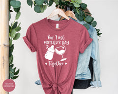 Our First Mother's Day Together Shirt, Mommy And Me Shirts, Gift For Mother, Baby Bodysuit, Mom And Baby Matching Outfit, Mother's Day Gift