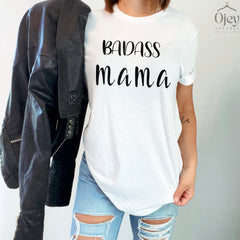 Badass Mama Shirt, Best Mom Shirt, Mothers Day Shirt, Motherhood Tee, Funny Mom Shirts, Gift For Mom, Womens Clothing, Mother's Day Gift