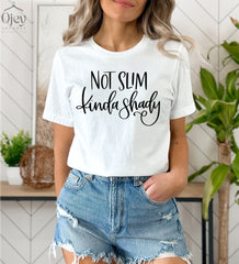 Not Slim Kinda Shady Shirt, Funny Mother Shirts, Womens Clothing, Mom Saying Shirt, Mama Tshirt, Sarcastic Women Shirts, Mother's Day Gift