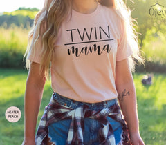 Twin Mama Shirt, Mom Of Twins Shirt, Twin Mom Gifts, Womens Clothing, Twin Mom Pregnancy Shirt, Cute Mother To Be Tshirt, Mothers Day Gift