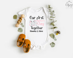 Our First Mother's Day Together Shirt, Custom Mom and Baby T-Shirts, Mom And Baby Matching Outfits, Mama And Mini Shirts, First Time Mother