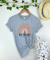 See the Able Not The Label Autism Shirt, Autism Awareness Shirt, SPED Teacher Shirts, Autism Kindness Shirts, Gift for SPED Teacher