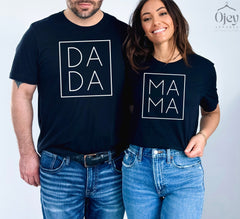 Dada Mama Sister Baby Matching Shirts, Unisex Family Tshirts, Dad To Be Shirt, Family Reunion Shirts, Mom To Be Tshirt, Mothers Day Gift