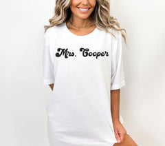 Custom Mrs Shirt, Honeymoon Shirt, Engagement Party, Custom Bride Shirt, Future Mrs Shirt, Engagement Shirts, Bride To Be, Future Mrs Gift