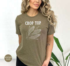 Farm Girl Shirt, Farming Shirt, Crop Top Shirt, Corn Crop Shirt, Farm Birthday Shirt, Farmer Shirt Gift, Farmer T-shirts, Farm Life Shirt