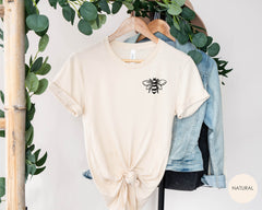 Bee T-shirt, Beekeeper Shirt, Pocket Bee Shirt, Insect Shirts, Earth Day Shirts, Beekeeper Gift, Bee Lover Shirt, Save the Bees Shirt Gift