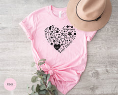 Nurse Heart Shirt, Nurse Student Shirt, Nursing School T Shirt, Nursing School Tee, Nurse Shirt, Gift for Nurse Tee, Nurse Life Shirts