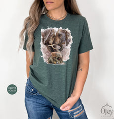 Elephants Shirt, Watercolor Elephant Shirt, Elephant Lover Shirt, Elephant Shirt Gift, Cute Elephant Shirts, Elephant Boho Shirt