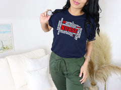 Nursing Shirt, Nurse Word Art Shirt, Stethoscope Shirt, Gift for Nurse, Best Nurse Tee, Essential Worker Shirt , Nurse Definition Tee, Nurse