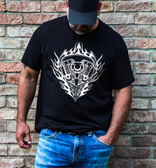 Knucklehead Engine Tshirt, Knucklehead Motorcycle Tshirt, Unisex Shirt for Motorcycle Riders, Engine Shirt, Gift for Mechanic, Motorcycle