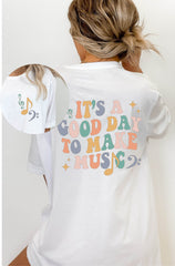 Its A Good Day To Make Music Shirt, Music Lover Shirt, Music Teacher Shirt, Gift for Teacher, Musician Shirt, Gift for Musician, Music Lover