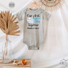 Our First Mother's Day Together Shirt, Custom Mom and Baby T-Shirts, Mom And Baby Matching Outfits, Mama And Mini Shirts, First Time Mother