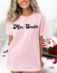 Custom Mrs Shirt, Honeymoon Shirt, Engagement Party, Custom Bride Shirt, Future Mrs Shirt, Engagement Shirts, Bride To Be, Future Mrs Gift