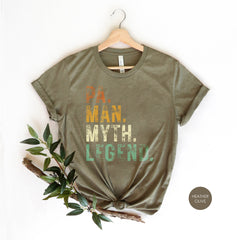 Pa Man Myth Legend Shirt, Father's Day Gift, Legend Dad Shirt, Papa Tshirt, Retro Dad Shirt, Mens Clothing, Father Birthday, Grandpa Gift