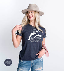 Dolphin Shirt, Dolphin Lover Shirt, Ocean Shirts, Environmental Shirts, Water Dolphin Shirt, Dolphin Gift Shirt, Dolphin Kids Shirts