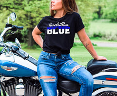 Back The Blue T-Shirt, Police Support Shirt, Patriotic Tee, Blue Line Back The Blue Shirt, Law Enforcement T-Shirt, Honor And Respect Tee