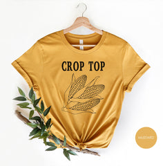 Farm Girl Shirt, Farming Shirt, Crop Top Shirt, Corn Crop Shirt, Farm Birthday Shirt, Farmer Shirt Gift, Farmer T-shirts, Farm Life Shirt