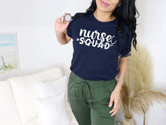 Nurse Squad Shirt, Nurse Group Shirt, Gift For Women, Nurse T-shirt, Nursing Grad, Essential Workers, Nurse tee, Nurse Heart Tee, Nurse Crew