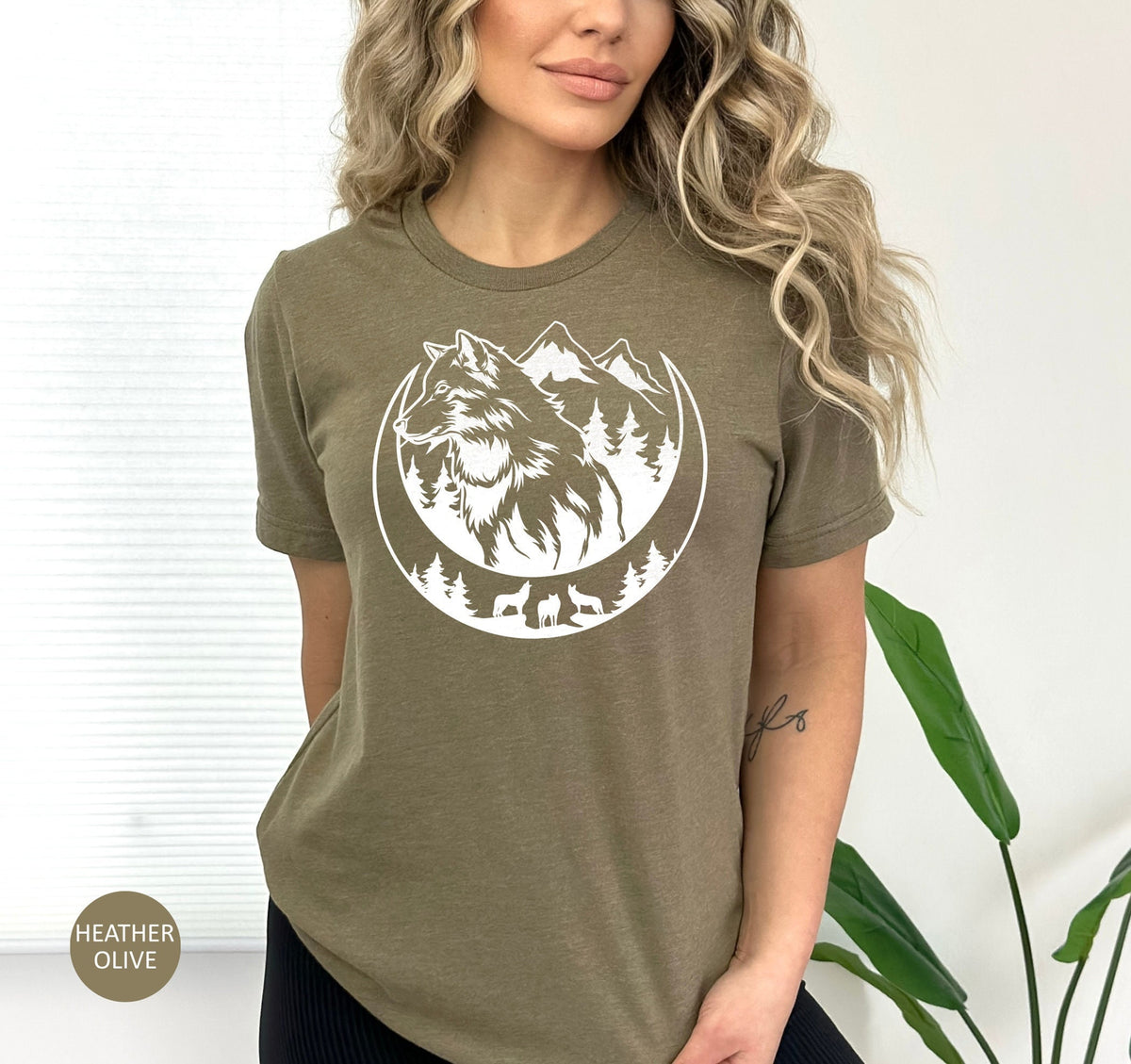 Wolf Shirts, Wolf Shirts for Kids, Wolf Lover Gift, Wildlife Shirt, Wolf Gift Shirts, Wolf Girl, Nature Camping Shirts, Wolf Mountain Shirt