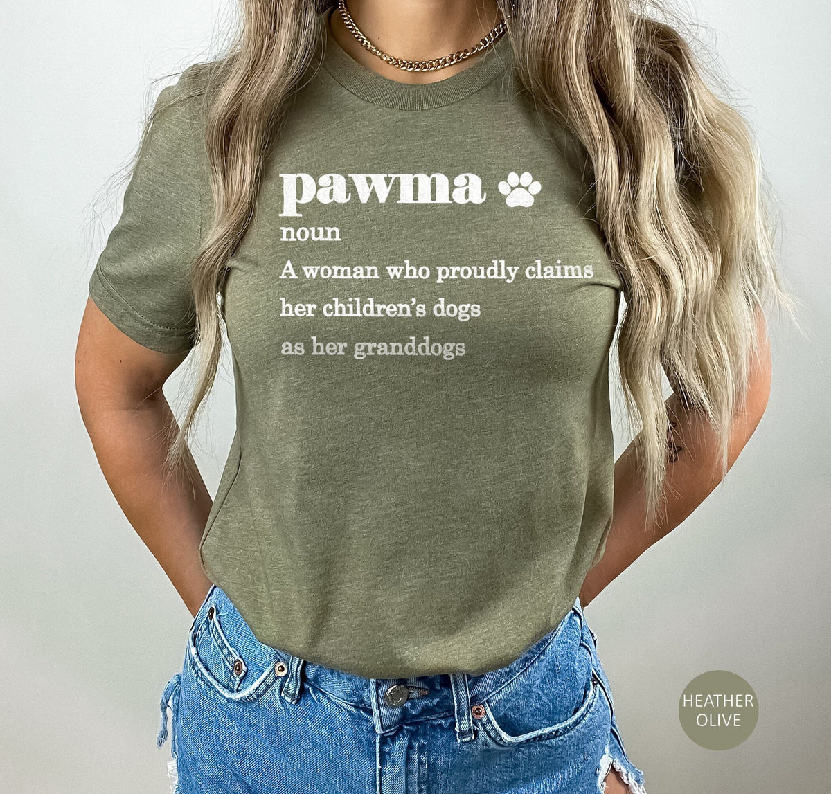 Dog Mom Shirt, Pawma Shirt, Grandma Dog, Dog Lover Shirt, Dog Paw Shirt, Pawma Definition, Gift for Dog Lover, Grandog Shirt, National Dog