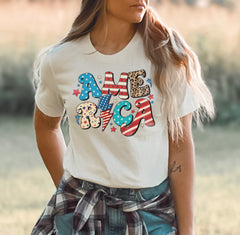 Retro 4th of July Shirt, Independence Day T-Shirt, American Shirt, 4th of July Party T-Shirt, America Shirt, Patriotic Shirt