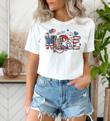 USA Nurse Shirt, Patriotic Nurse T-Shirt, 4th of July Nurse Shirt, American Nurse Shirt, Independence Nurse T-Shirt