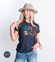 Retro 4th of July Shirt, Independence Day T-Shirt, American Shirt, 4th of July Party T-Shirt, America Shirt, Patriotic Shirt