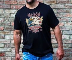 Freedom Born Free American Eagle Shirt, 1776 July 4th Freedom Shirt, Bald Eagle Freedom Tee, Unisex American Eagle T Shirt, Independence Day