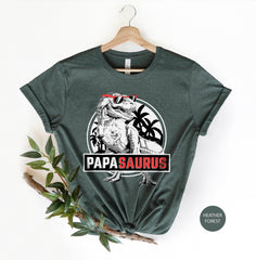 Papasaurus Shirt, T-Rex Shirt For Father, New Dad Shirt Funny, Father's Day Gift, Dinosaur Dad Shirt, Dino Father Tshirt, Father In Law Gift