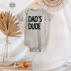 Dad And Dads Dude Shirt, Father And Son Shirts, Father's Day Gift, Matching Dad And Son Shirts, Dad's Dude Bodysuit, Dad And Baby