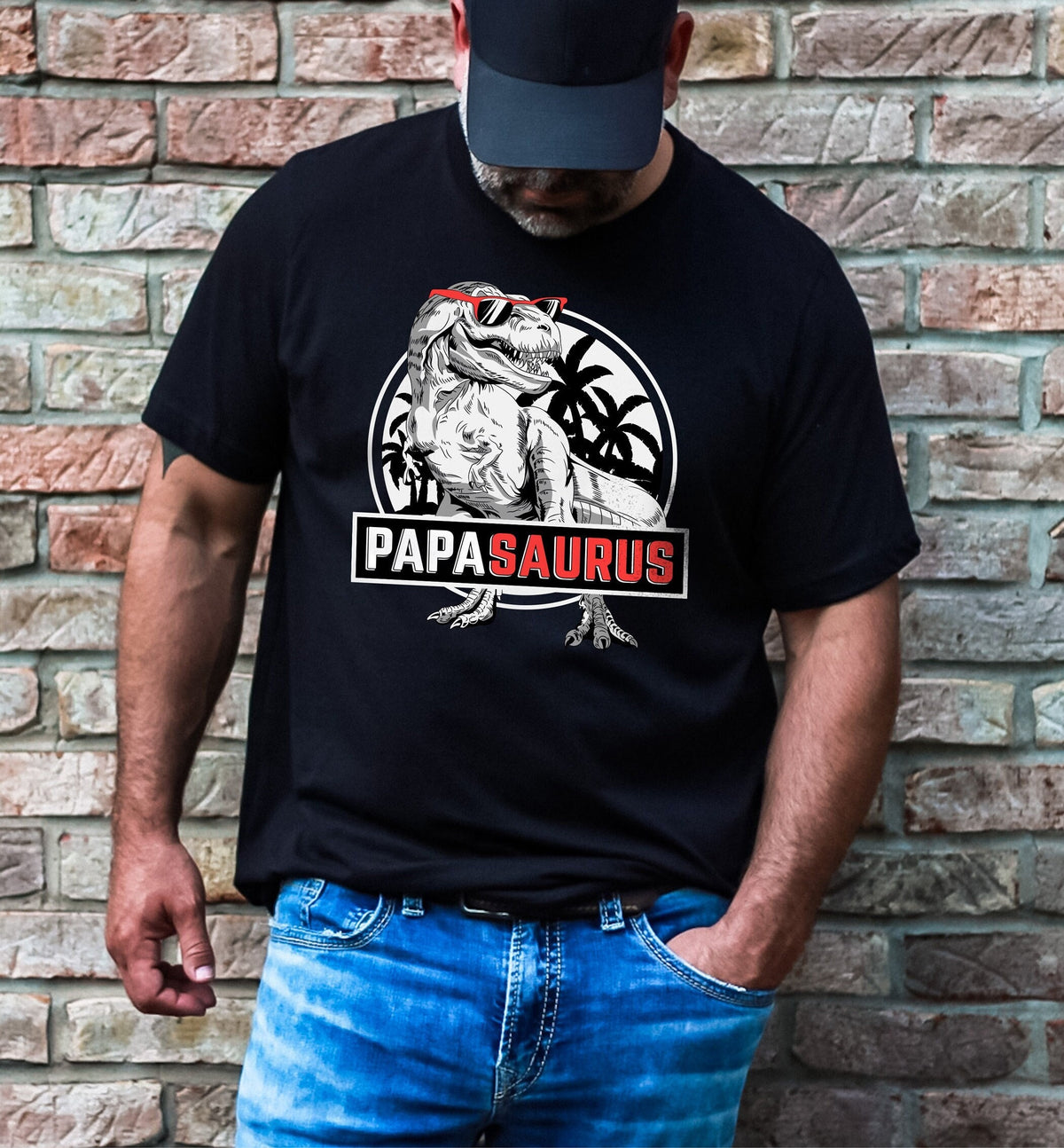 Papasaurus Shirt, T-Rex Shirt For Father, New Dad Shirt Funny, Father's Day Gift, Dinosaur Dad Shirt, Dino Father Tshirt, Father In Law Gift