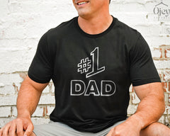 Shirt for Dad, #1 Dad Tshirt, Dad Est 2024 Shirt, Fathers Day Gift, Dad Birthday Shirt, Husband Gift, Best Dad Ever Shirt, Cool Gift For Him