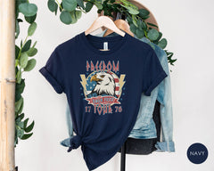 Freedom Born Free American Eagle Shirt, 1776 July 4th Freedom Shirt, Bald Eagle Freedom Tee, Unisex American Eagle T Shirt, Independence Day