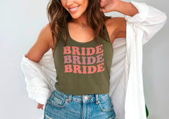 Bride and Babe T-Shirt, Bachelorette Party Outfit, Bride Tank Top, Babe Racerback Tank Top, Bachelorette Apparel for Women, Party Shirts