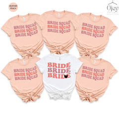 Bride Squad Shirt, Retro Bride Tank Top, Bachelorette Party Shirts, Bridesmaid Gifts, Bridal Party Shirts, Bride To Be, Bridal Shower Gift