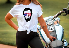 Abraham Lincoln Shades of America, Abraham Lincoln Shirt, American Flag Shades, Funny Abraham Lincoln Presidential Gift, Gift for History