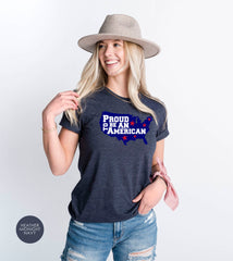 Proud to be an American Independence Day Shirt, 4th of July Shirts, Patriotic Shirt, American Shirt, Proud American Red White and Blue Shirt