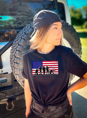 US Army Flag Shirt, US Army Shirt with Stars and Stripes, 4th of July Shirts, Military Shirt, Veteran Shirt, Patriotic Shirt, Army Family