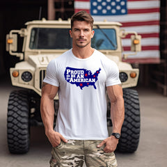 Proud to be an American Independence Day Shirt, 4th of July Shirts, Patriotic Shirt, American Shirt, Proud American Red White and Blue Shirt