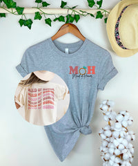 Retro Maid Of Honor Shirt, Bridal Party Tank Tops, Bridesmaid Gifts, Bachelorette Party, Maid Of Honor Proposal, Moh Shirt, Wedding Gifts