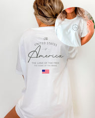 4th of July T-Shirts, USA 1776 Shirt, Patriotic USA T-Shirt, Land of The Free Shirt, United States of America Shirt, 4th of July Shirt