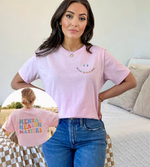 Mental Health Matters Shirt, Be Kind to Your Mind T-Shirt, Mental Health Gift, Anxiety Shirt, Therapist Shirt, Therapy T-Shirts, You Matter